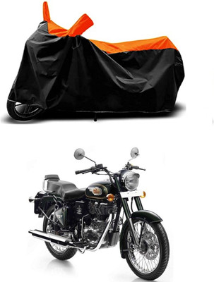 VESMEI Two Wheeler Cover for Royal Enfield(Electra 4S, Orange)