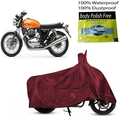 EGAL Waterproof Two Wheeler Cover for Royal Enfield(BS6, Maroon)