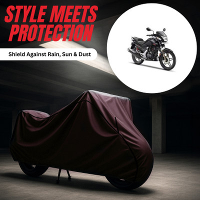 AUCTIMO Two Wheeler Cover for Honda(CBZ Extreme, Multicolor)