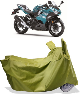 Amexride Two Wheeler Cover for Kawasaki(Ninja 400 BS6, Maroon)