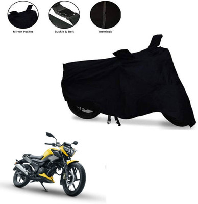 SK AUTO Waterproof Two Wheeler Cover for TVS(Black)
