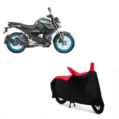 Autohug Waterproof Two Wheeler Cover for Yamaha(FZ S FI (V 2.0), Black, Red)