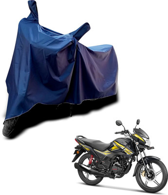 KEDIT Two Wheeler Cover for Honda(CB Shine, Blue)