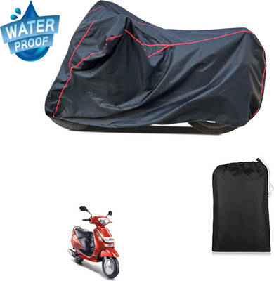 CODOKI Waterproof Two Wheeler Cover for Mahindra(Duro, Black)