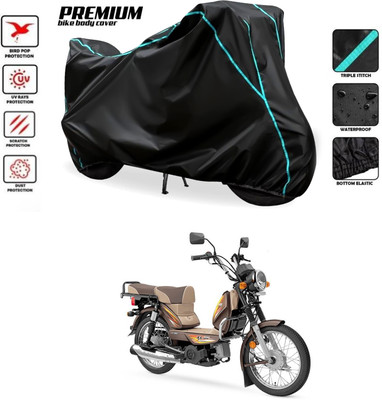 SThanaveX Waterproof Two Wheeler Cover for TVS(XL 100 Heavy Duty, Black)