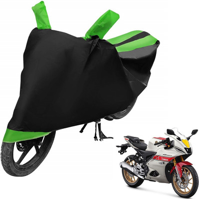 Auto Hub Two Wheeler Cover for Yamaha(R15, Green)
