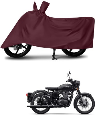 KEDIT Two Wheeler Cover for Royal Enfield(Classic 350, Maroon)