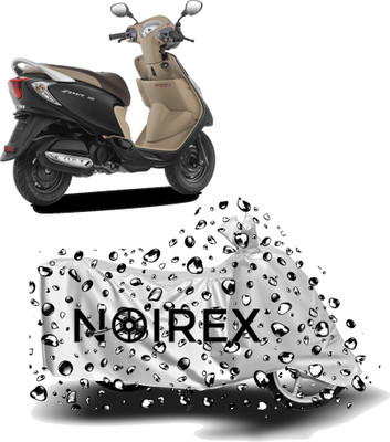 NOIREX Two Wheeler Cover for TVS(Zest, Silver)