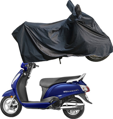 Motodreka Waterproof Two Wheeler Cover for Suzuki(Access 125, Black)