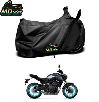 MMSSTAR Waterproof Two Wheeler Cover for Yamaha(MT 07, Black)