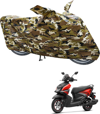 RiderShine Waterproof Two Wheeler Cover for Yamaha(Ray-ZR 125FI, Multicolor)