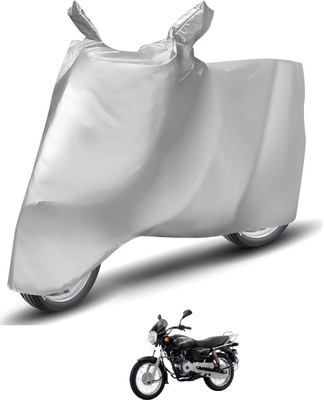 Caronix Waterproof Two Wheeler Cover for Bajaj(Boxer, Silver)
