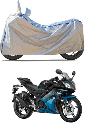 CODOKI Waterproof Two Wheeler Cover for Yamaha(YZF R15 Ver 2.0, Silver)
