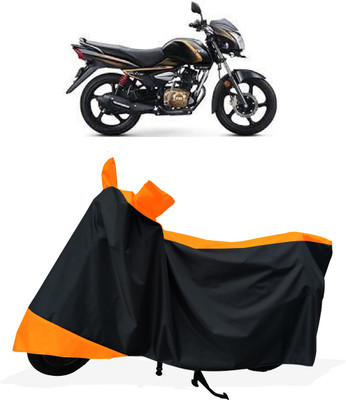 Tricway Two Wheeler Cover for TVS(Victor Premium, Orange)