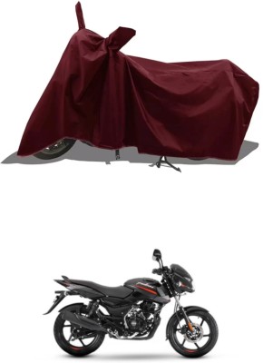 WMIZEXA Waterproof Two Wheeler Cover for Bajaj(Pulsar 125, Maroon)