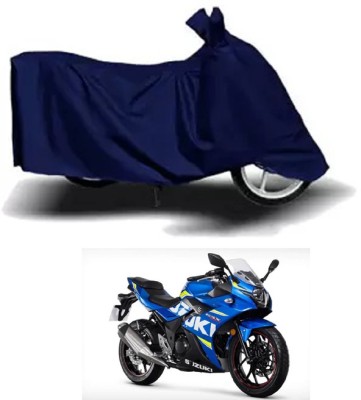 RONISH Waterproof Two Wheeler Cover for Suzuki(Gixxer 250, Blue)