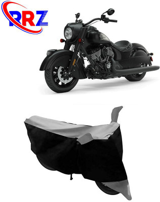 RRZ Waterproof Two Wheeler Cover for Indian(Chief Dark Horse, Black, Grey)