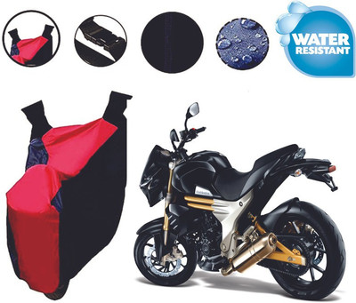 RTS COLLECTIONS Waterproof Two Wheeler Cover for Mahindra(Mojo, Red, Blue)