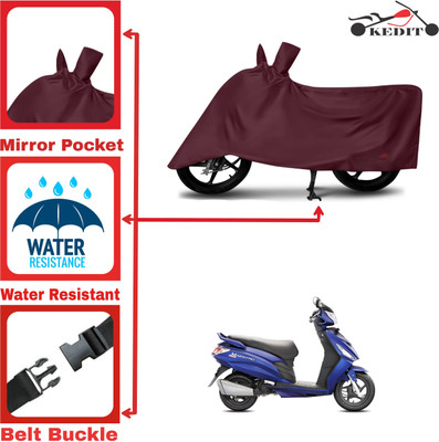 KEDIT Two Wheeler Cover for Hero(Maestro, Maroon)