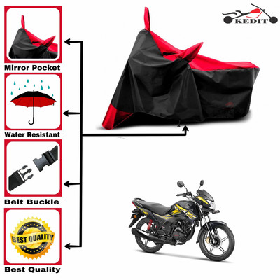 AASHTIK MART Two Wheeler Cover for Honda(SP125, Red, Black)