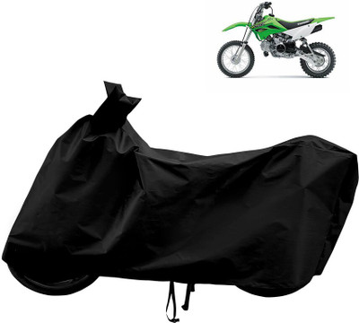 Horseyaart Waterproof Two Wheeler Cover for Kawasaki(KLX 110, Black)
