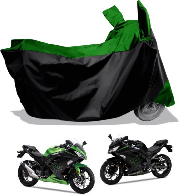 Amexride Two Wheeler Cover for Kawasaki(Ninja 300 BS6, Multicolor)