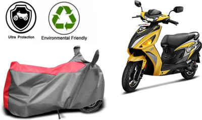 MMSSTAR Waterproof Two Wheeler Cover for Hero(Maestro Edge 125, Red, Grey)