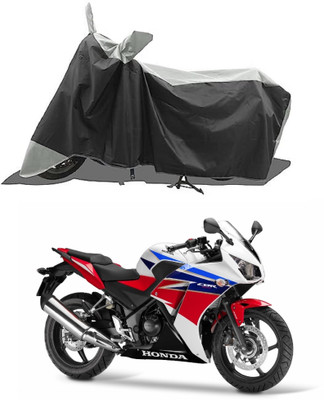 GROFATIK Two Wheeler Cover for Honda(CBR300R, Grey)