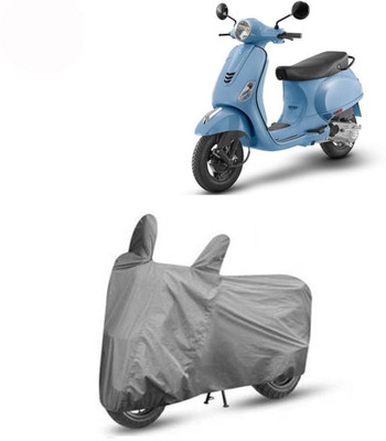 DeepShakshi AUTOMOTIVE Waterproof Two Wheeler Cover for Vespa(Vespa SXL 150, Grey)