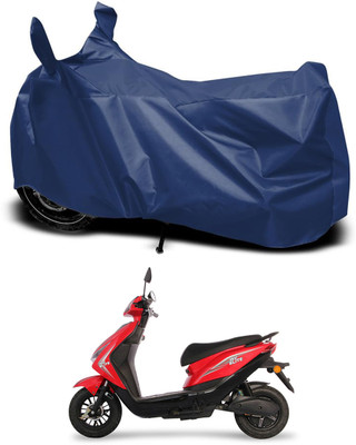 RABABLI Waterproof Two Wheeler Cover for Ampere(REO BS6, Blue)