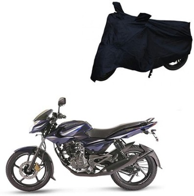 MMSSTAR Waterproof Two Wheeler Cover for Bajaj(Pulsar 135 LS DTS-i, Black)