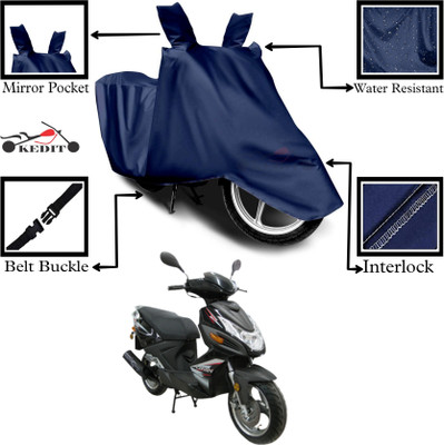 KEDIT Two Wheeler Cover for Ampere(V 48 BS6, Black)