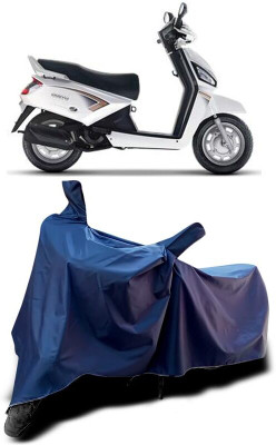 AASHTIK MART Two Wheeler Cover for Mahindra(Gusto, Blue)