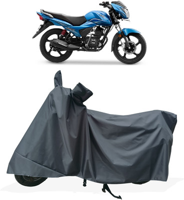 Tricway Two Wheeler Cover for TVS(Victor, Grey)