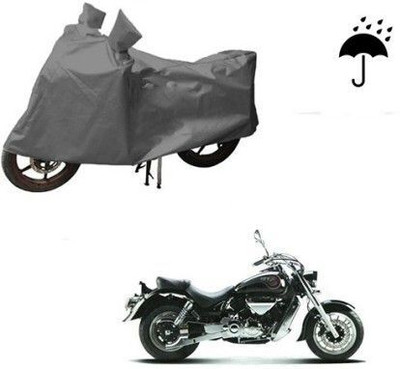 DeepShakshi AUTOMOTIVE Waterproof Two Wheeler Cover for Hyosung(ST7, Grey)