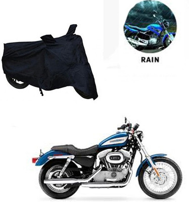 MMSSTAR Waterproof Two Wheeler Cover for Harley Davidson(XL 883, Black)