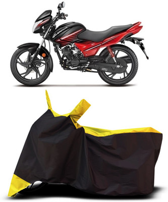 VESMEI Two Wheeler Cover for Hero(MotoCorp Glamour, Yellow)