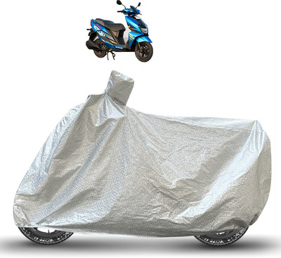 Caronix Waterproof Two Wheeler Cover for Suzuki(Avenis 125, Silver)