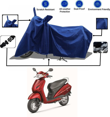 TENNYCER Waterproof Two Wheeler Cover for TVS(Jupiter 125, Blue)