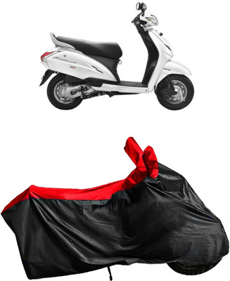 Autofly Waterproof Two Wheeler Cover for Honda(Activa 3G, Red, Black)