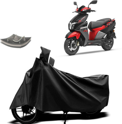 DeepShakshi AUTOMOTIVE Waterproof Two Wheeler Cover for TVS(NTORQ, Black)