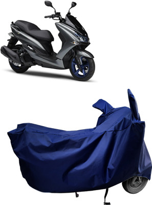 Amexride Two Wheeler Cover for Yamaha(Majesty S 155 maxi BS6, Blue)