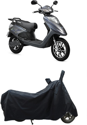 Coxtor Waterproof Two Wheeler Cover for Ampere(V 48 BS6, Black)