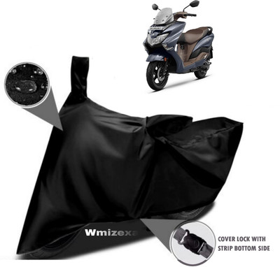 APNEK Waterproof Two Wheeler Cover for Suzuki(Burgman Street 125, Black)