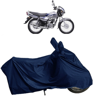 DIGGU Two Wheeler Cover for TVS(Victor Edge, Blue)