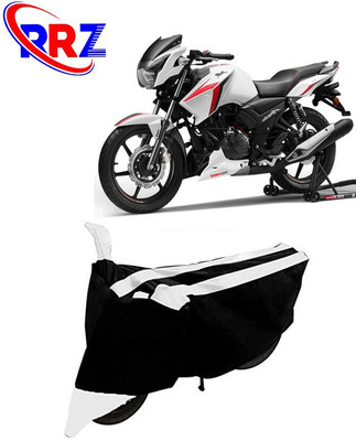 RRZ Waterproof Two Wheeler Cover for TVS(Apache RTR 160, Black, White)