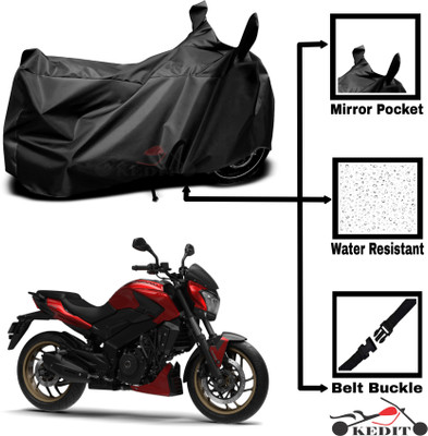 AASHTIK MART Two Wheeler Cover for Universal For Bike(Dominar 250, Black)