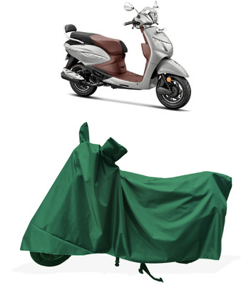 Tricway Two Wheeler Cover for Hero(Pleasure+ 110, Green)