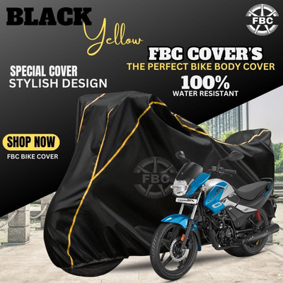 AutoGalaxy Waterproof Two Wheeler Cover for Hero(Passion Pro, Black)