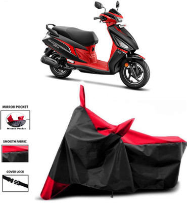 WMIZEXA Two Wheeler Cover for Hero(Motocorp Maestro Electric, Red, Black)
